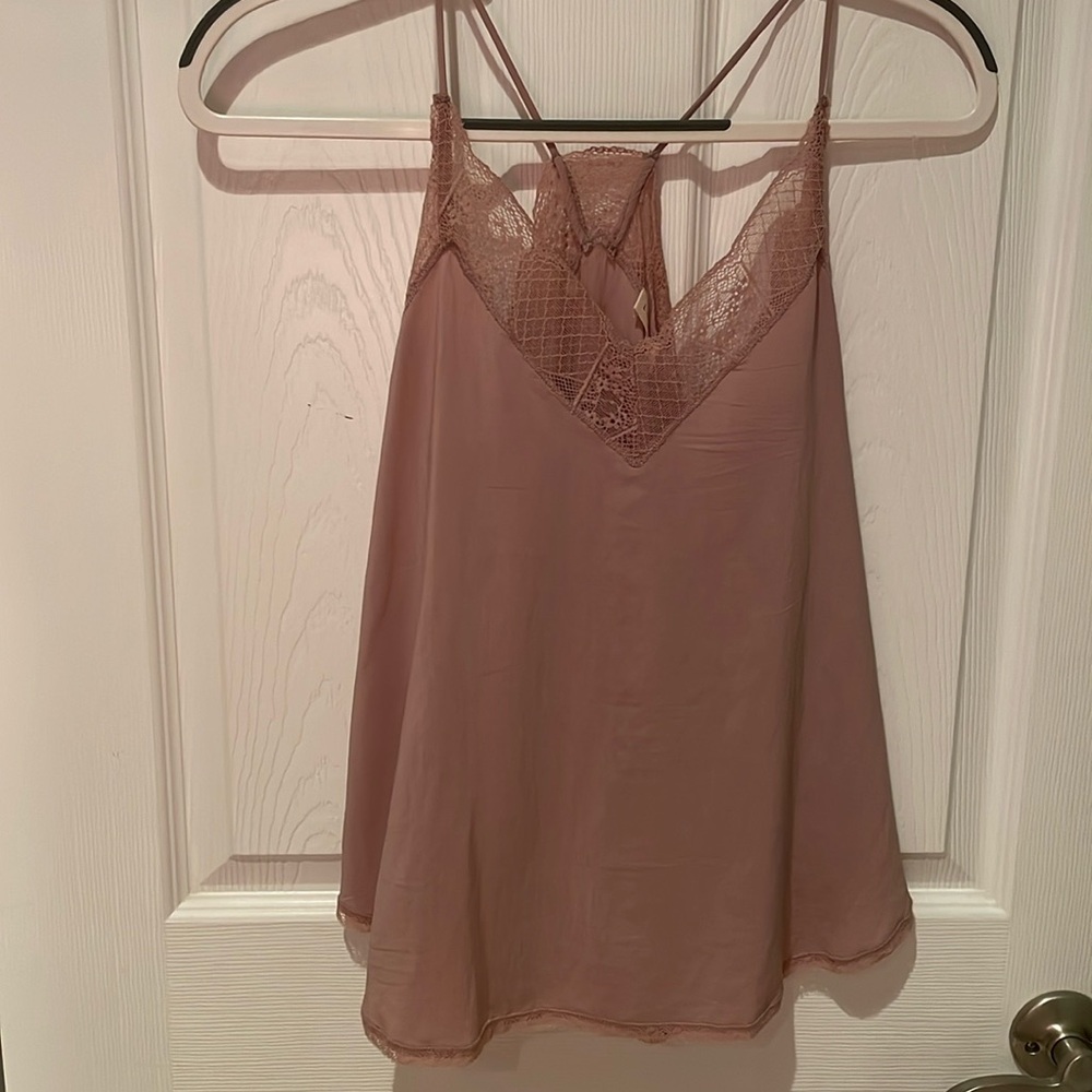 Lovestitch: eternal lace trim camisole | Pink | Med